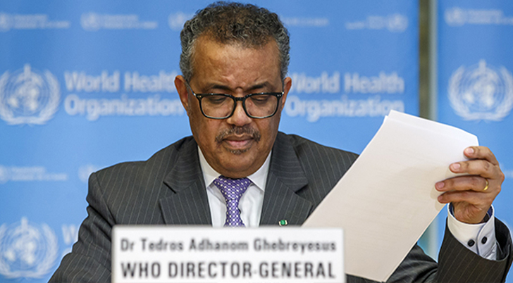 WHO Genel Direktörü Ghebreyesus: ‘Küresel enfeksiyon yayılımından derin endişe duyuyorum’