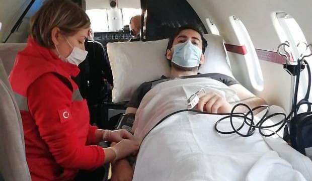 Türk öğrenci tedavi için Rusya’dan özel uçakla getirildi