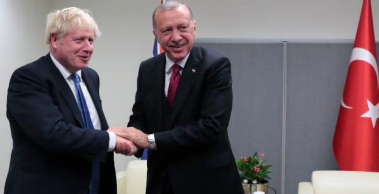 Cumhurbaşkanı Erdoğan, Boris Johnson’la görüştü