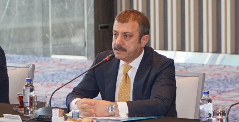 Şahap Kavcıoğlu banka yöneticileri ile toplantı yaptı