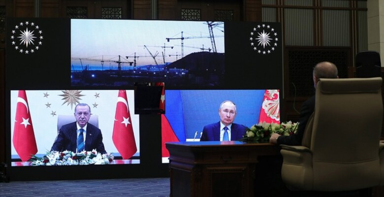 Cumhurbaşkanı Erdoğan ile Putin’den, Akkuyu’da temel atma töreninde gülümseten anlar