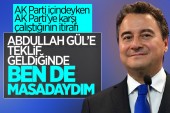 Ali Babacan’a, Abdullah Gül’ün ortak adaylığı soruldu