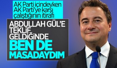 Ali Babacan’a, Abdullah Gül’ün ortak adaylığı soruldu