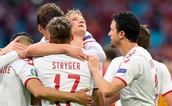 EURO 2020’de Galler’i 4-0 yenen Danimarka ilk çeyrek finalist oldu