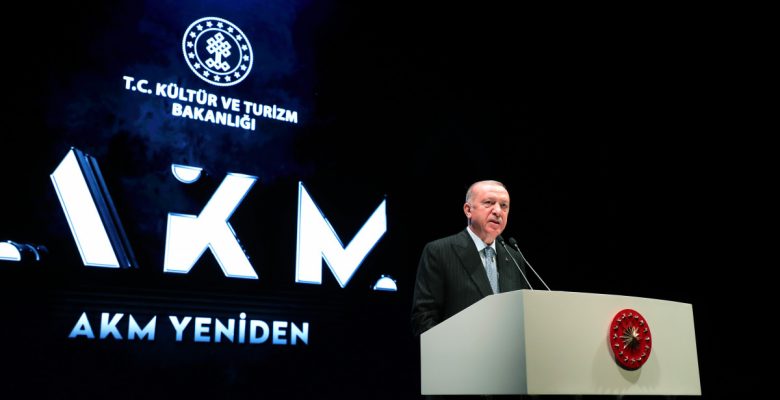 Cumhurbaşkanı Erdoğan AKM’nin açılış töreninde konuştu